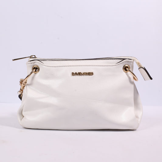 David Jones White Women Bag