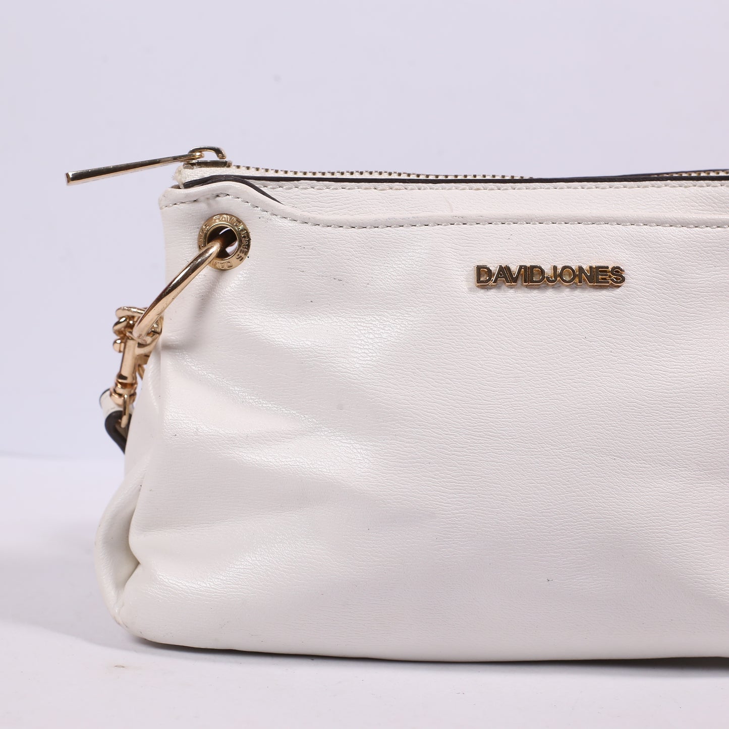 David Jones White Women Bag