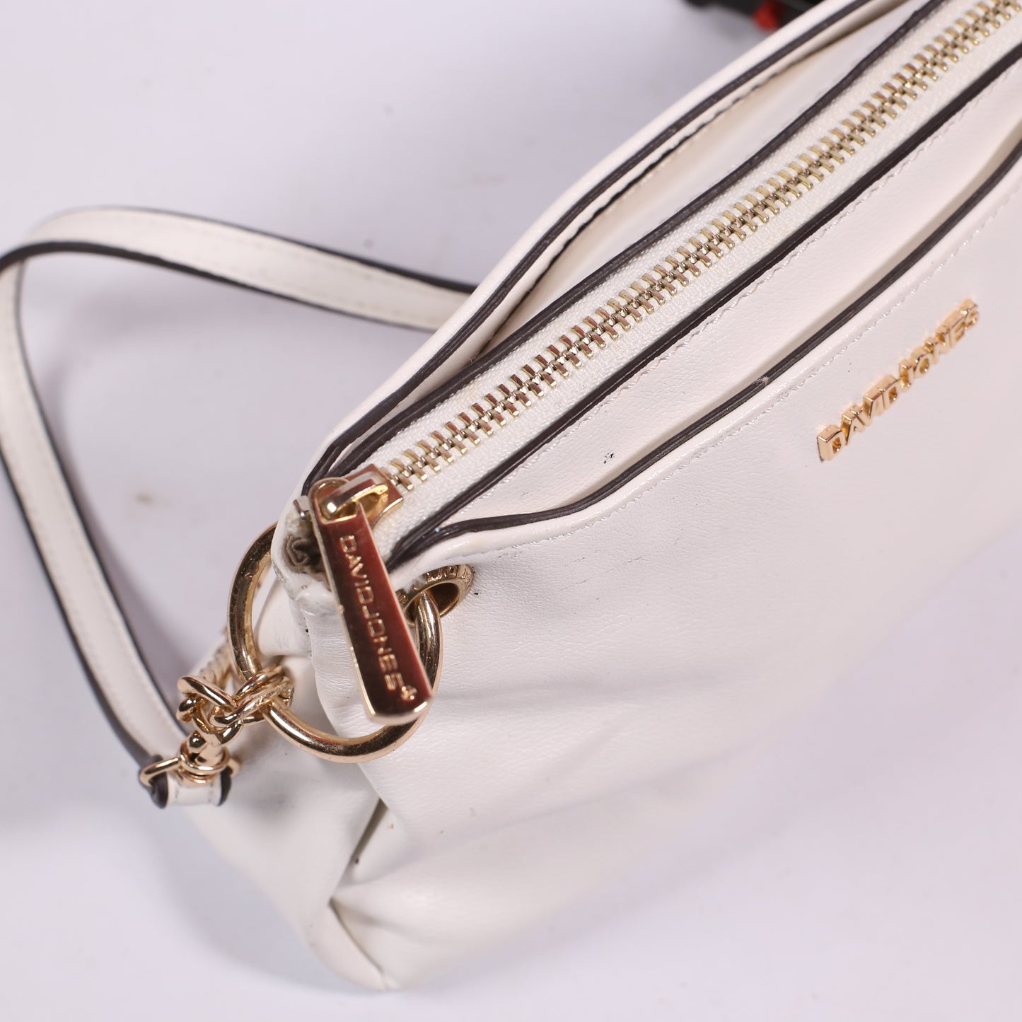 David Jones White Women Bag