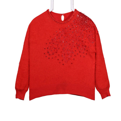 CLASSIC RED WOMEN SWEATER