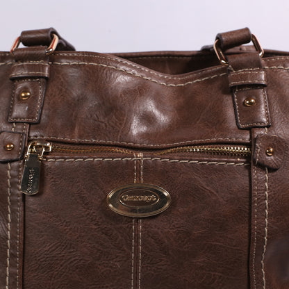 Concept Women Brown Leather Bag