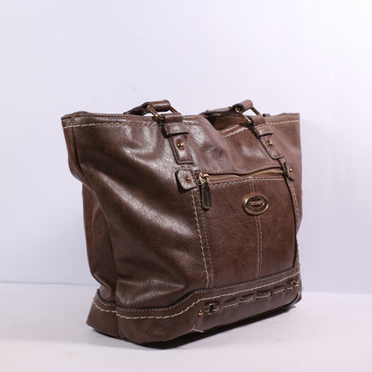 Concept Women Brown Leather Bag