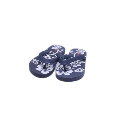 Old Navy Baby Boys Blue Flower Beach Flip Flop Sandals