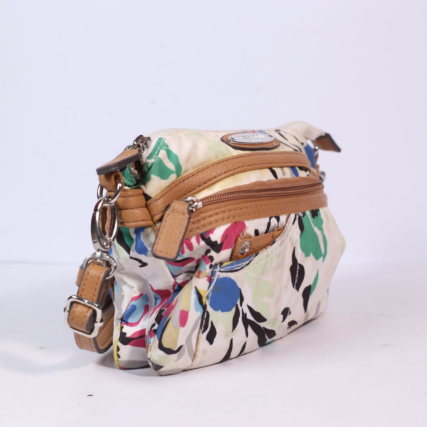 Rosetti Crossbody Purse With Wallet Floral Multi Colored