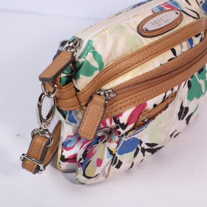 Rosetti Crossbody Purse With Wallet Floral Multi Colored