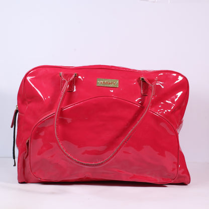 Antler Pink Patent Leather Handbag