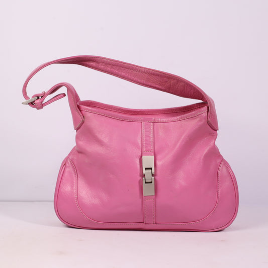 Real Leather By Freddie Oufi Women Pink Bag