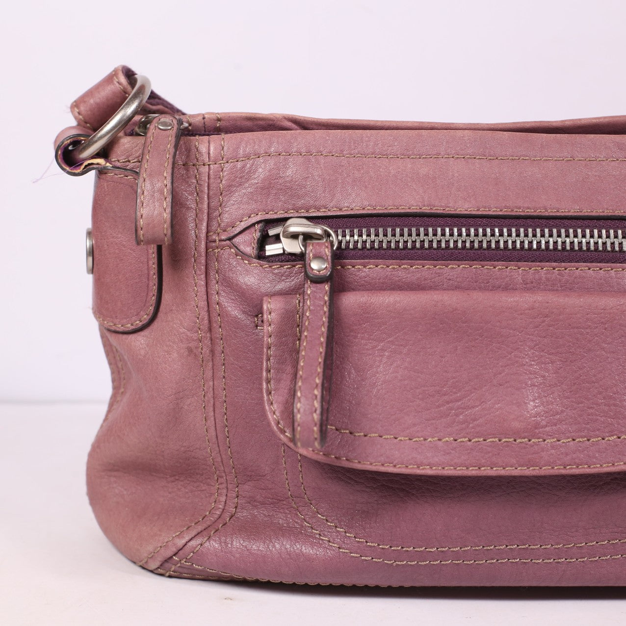 Fossil Purple Women Bag