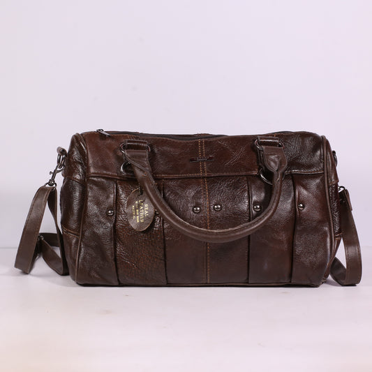 Lorenz Accessories Brown Genuine Leather Bag