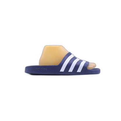 Adidas Sandals Mens Adilette Aqua Slide Flats Blue Open Toe Casual